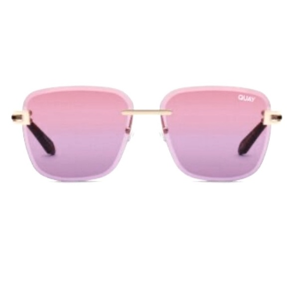 QUAY AUSTRALIA X Saweetie 126 No Cap Sunglasses In Purple
